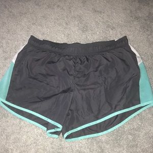 RBX gray turquoise athletic shorts size L